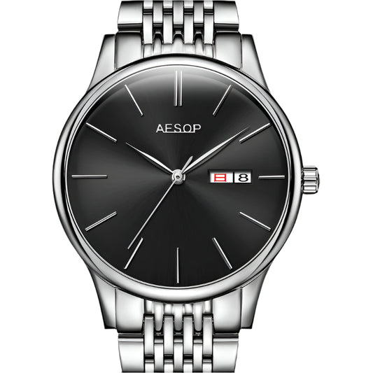 Simple mechanical watch, male