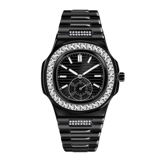 Mens Fashion Alloy Band watch