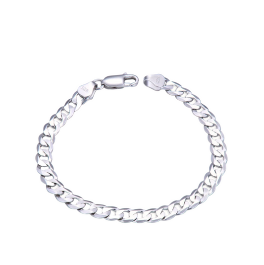 Silver Men's Bracelet Trend Horsewhip Men
